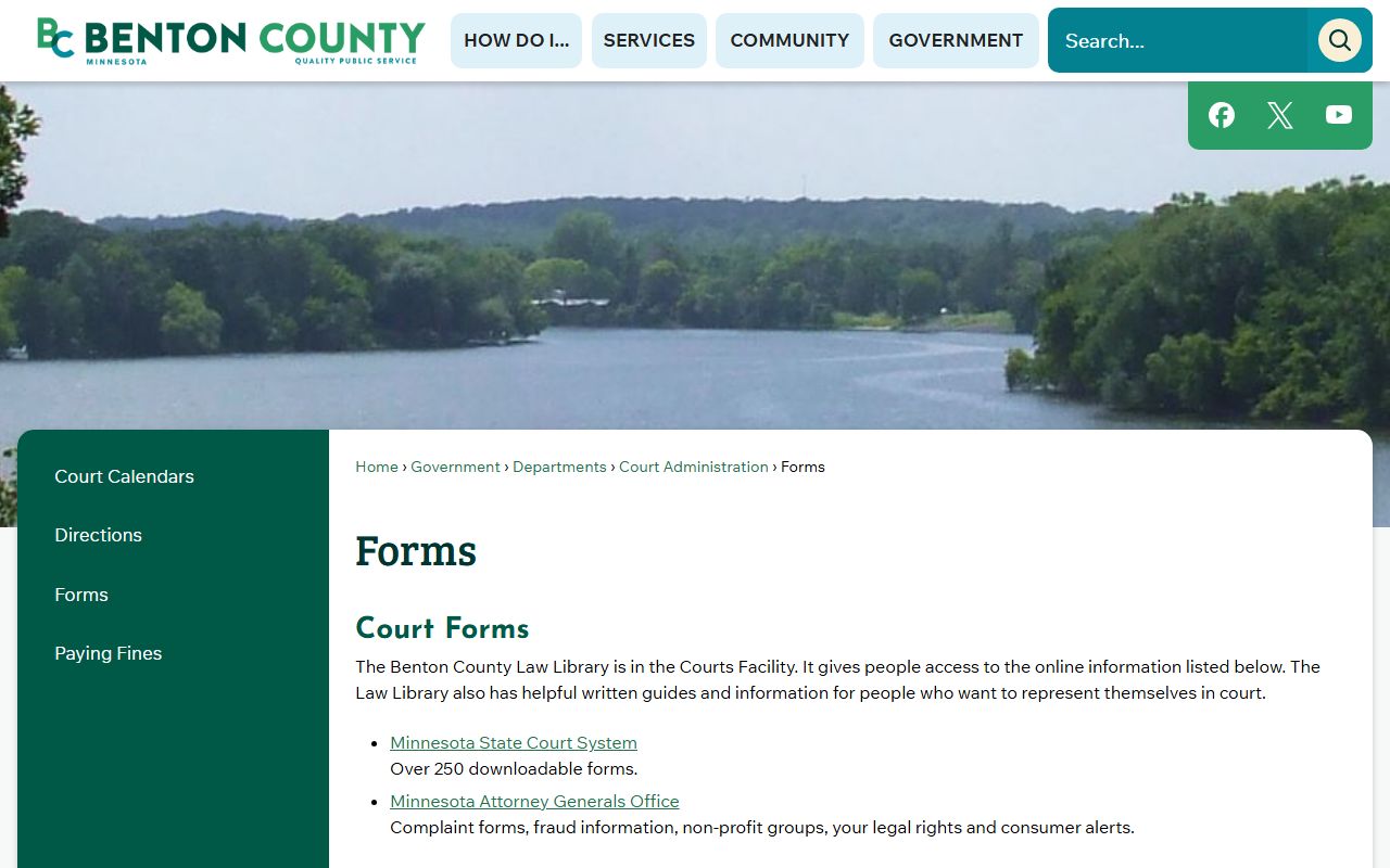 Benton County marriage license recorder office page