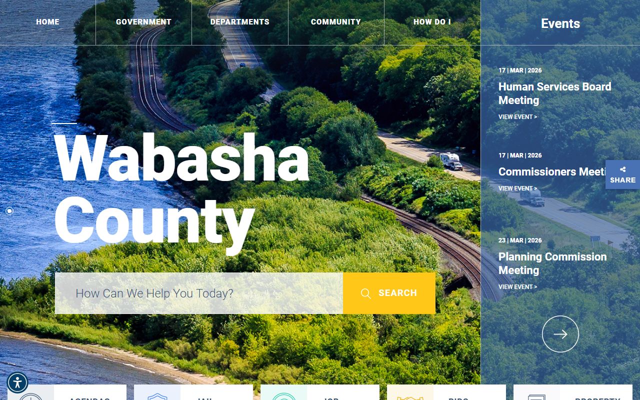 Wabasha County Recorder county government website marriage license
